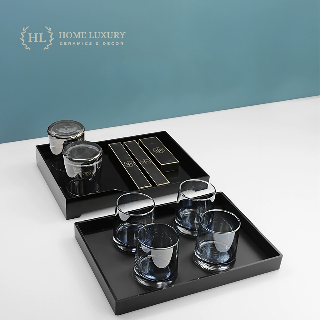 การจัดเก็บที่ร้อนแรงที่สุดด้วย MICA MIRROR WOOD GRAIN | HOMESTAY CUP ถาด | HOTEL BATHROOM TRAY