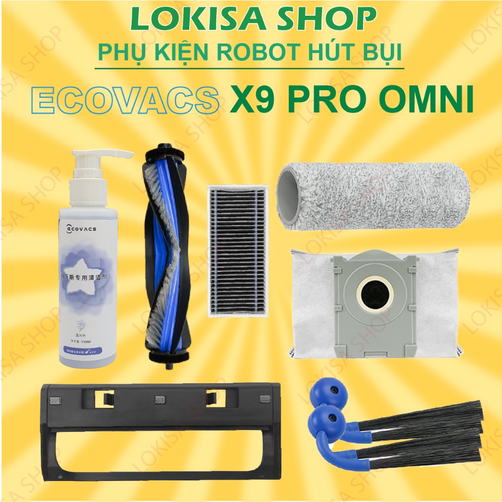 อุปกรณ์เสริมเครื่องดูดฝุ่นหุ่นยนต์ Ecovacs X9 Pro Omni - อุปกรณ์เสริมเครื่องดูดฝุ่นหุ่นยนต์ Ecovacs 