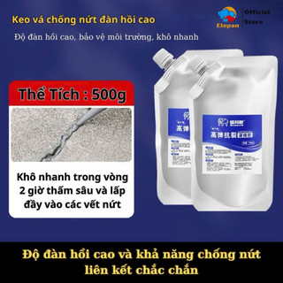 Keo chống thấm vữa ELEPAN keo sửa chữa vết nứt chống thấm dột mái nhà, keo vá tường