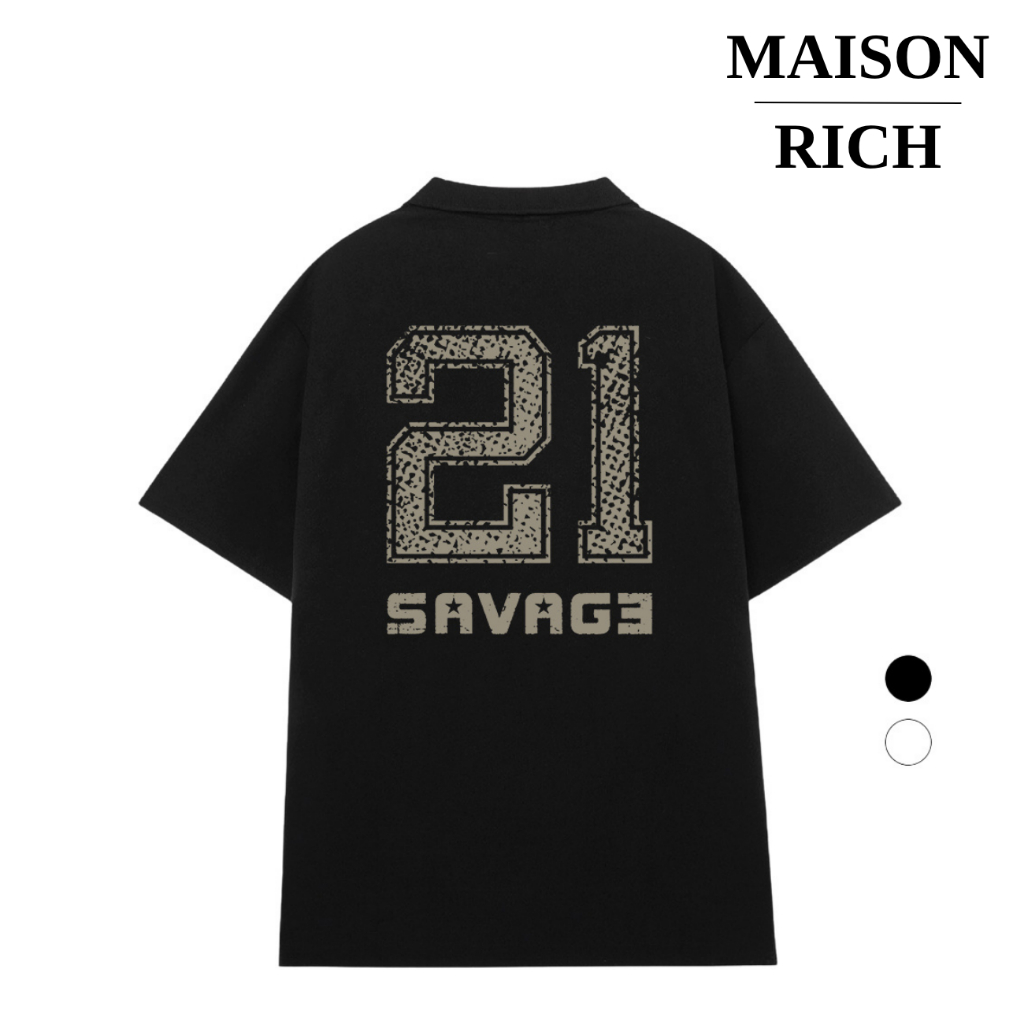 Kyrich Premium Tee Savage 21 เสื้อยืดคอปกโปโลกราฟิก
