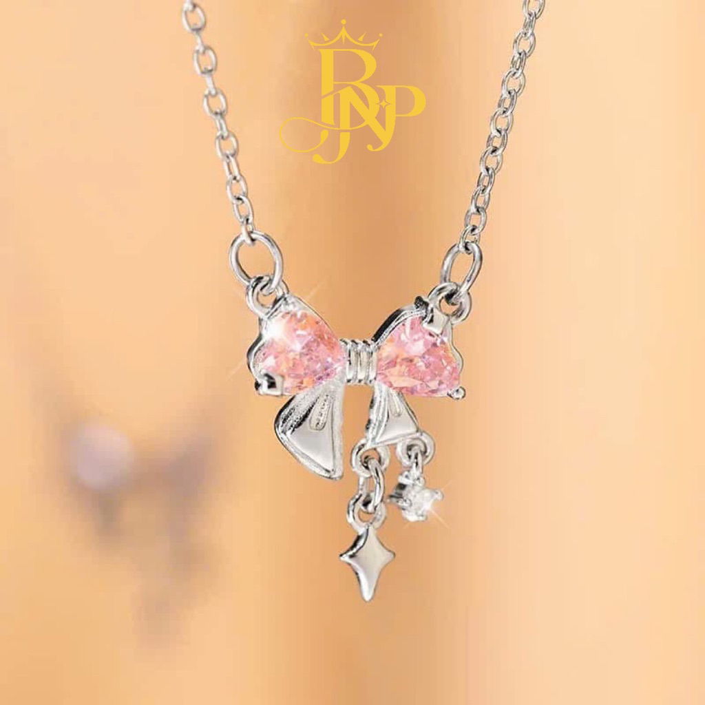 สร้อยคอโบว์ BNP สุดสวย เงินสเตอร์ลิง