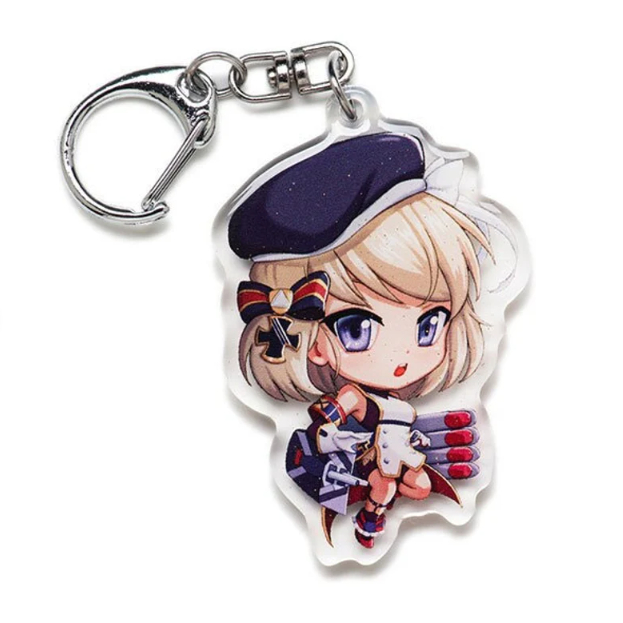Azur Lane acrylique porte-clés Z23 charme อะนิเมะ porte-clés jeu มือถือ jeux navires Waifu Saint-Vin