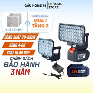 Đèn LED Siêu Sáng Sử Dụng Pin Makita 55 LED Với 2 Chế Độ Sáng, Có Cổng Sạc Điện Thoại USB