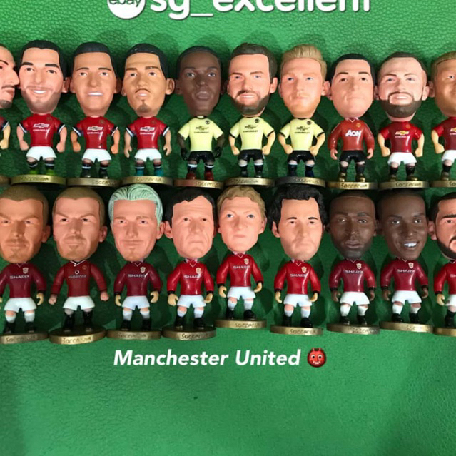 รูปปั้นนักฟุตบอล Manchester United Kodot Soccer Old Series ขนาด 7 ซม.