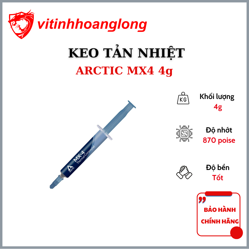 ARCTIC MX-4 แบบวางความร้อน 4g