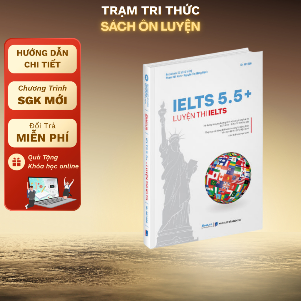 หนังสือ - IELTS 5.5+ เตรียมสอบ Ielts 4 ทักษะสําหรับผู้เริ่มต้น - MB