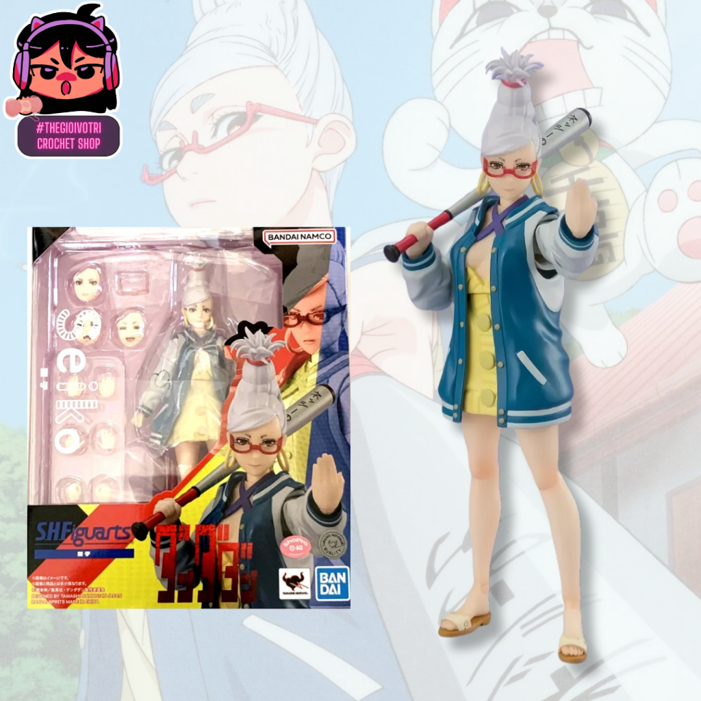 SHF BANDAI (AUTHENTIC) คุณภาพสูง ACTION FIGURE "SEIKO OKARUN - DANDADAN" (NEWSEAL)
