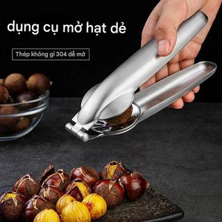 Sanwildly🌺Dụng cụ mở hạt dẻ, dụng cụ bóc vỏ, kẹp tách vỏ, dụng cụ tách vỏ hạt dẻ thô