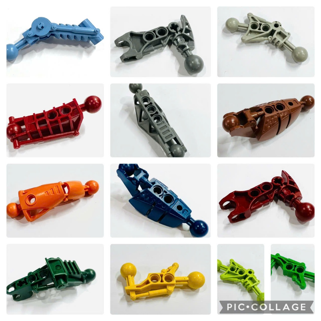 LEGO BIONICLE PARTS AUTH 4 MK - BIONICLE ARM AND LEG PARTS ASSEMBLY TOY