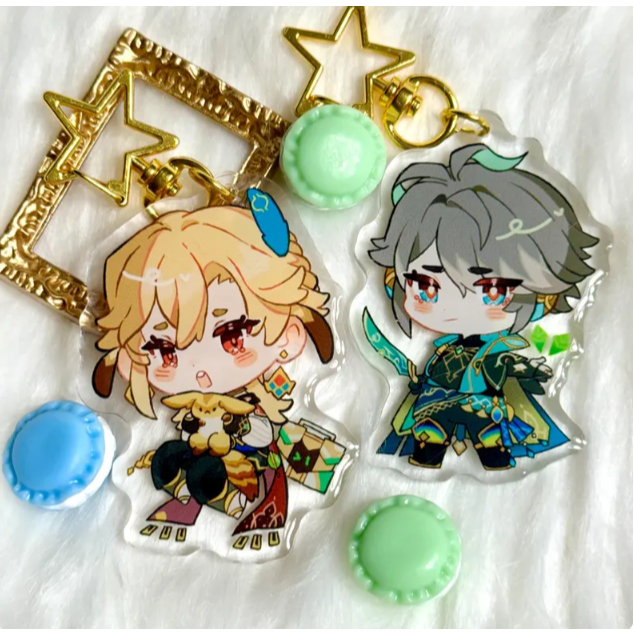 Genshin Acrylic Charms l Kaveh & Alhaitham