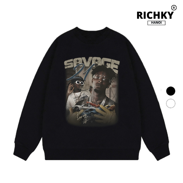 Richky Hanoi Premium Sweater Savage 21 Graphic