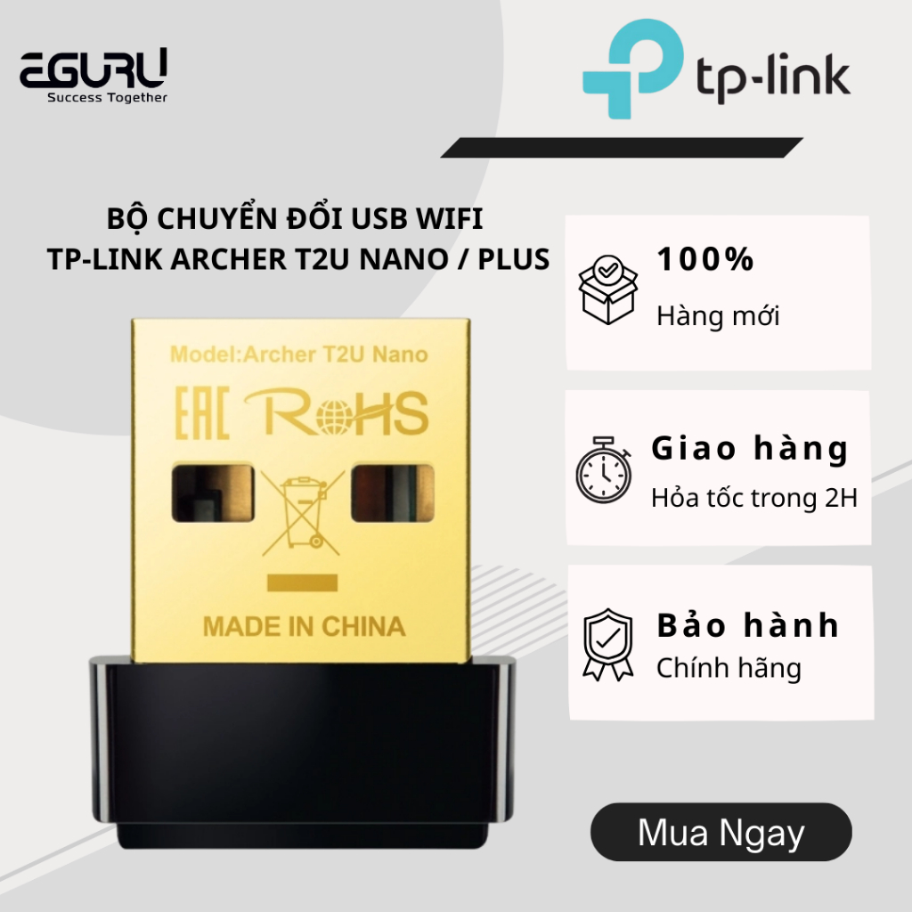 TP-LINK ARCHER T2U NANO / PLUS Dual Band AC 600Mbps USB Wifi Adapter