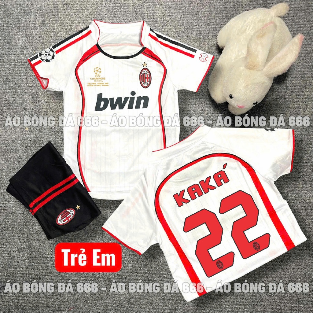 AC MILAN HOME CLUB เสื้อฟุตบอลเด็ก เสื้อฟุตบอล - 2007 EDITION - ผ้าไทยพรีเมี่ยม