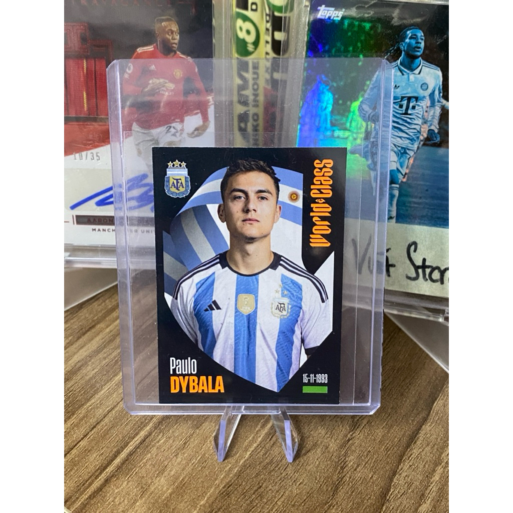 Paulo Dybala Panini World Class Argentina Player Sticker Card 166