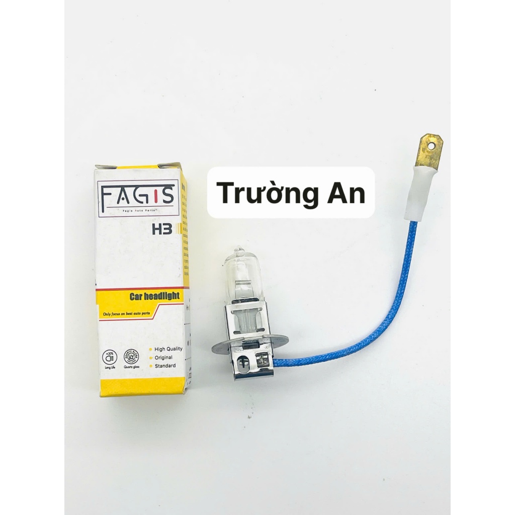 (AN CAR SCHOOL) ของแท้ FAGIS H3 12 - 24V 55W หลอดไฟรถยนต์ – ไฟหน้า Super Bright/ไฟตัดหมอก