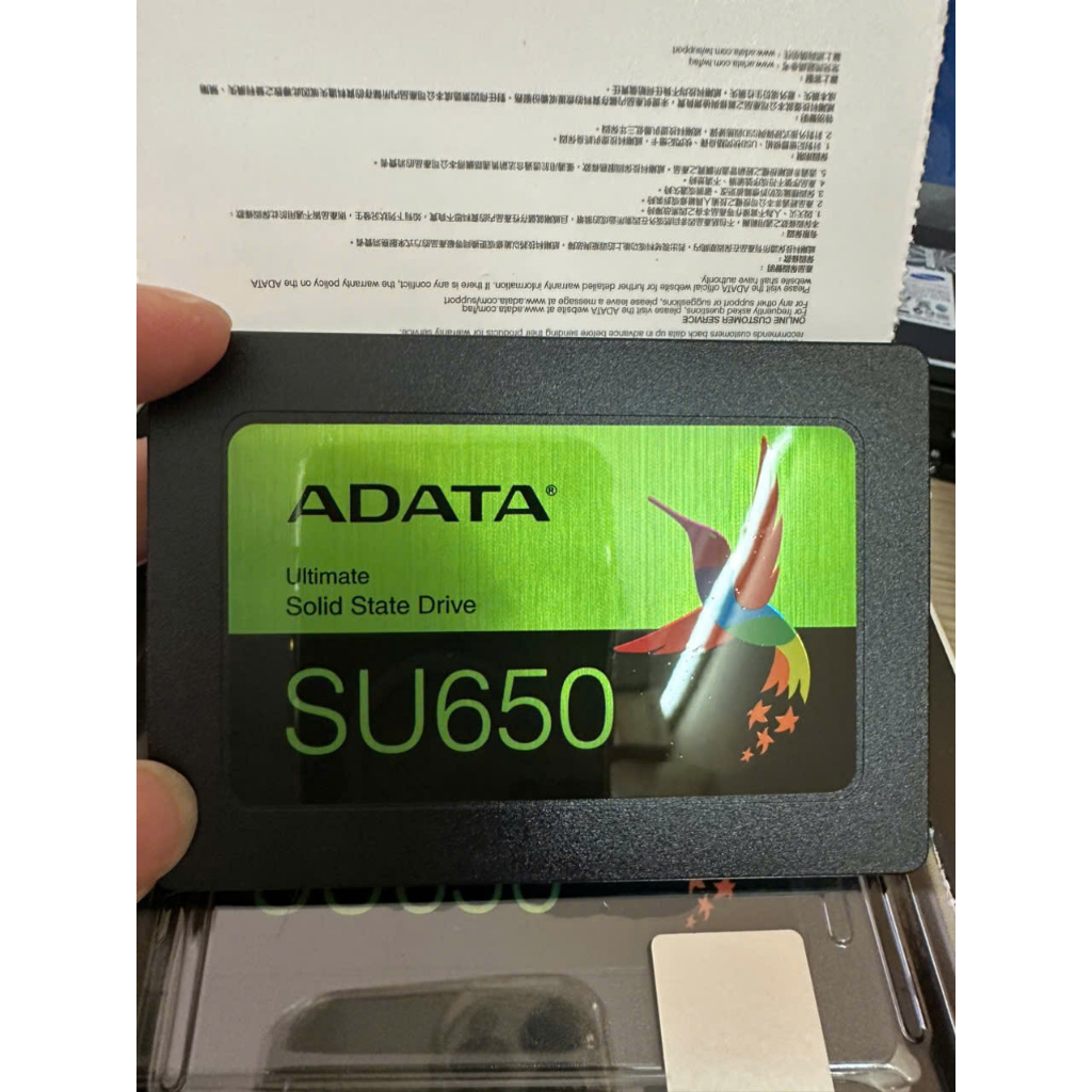 ฮาร์ดไดรฟ์ 2.5" SSD ADATA SU650 480G SATA (ASU650SS-480GT-R)