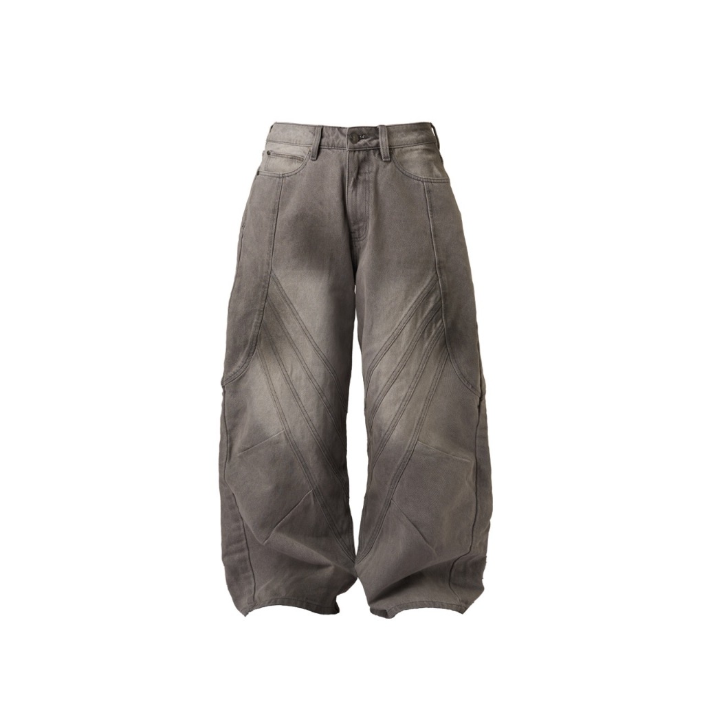 HADES Crisscross Wash Jeans - แบรนด์ HADES ของแท้ - กางเกงยีนส์ล้าง unisex