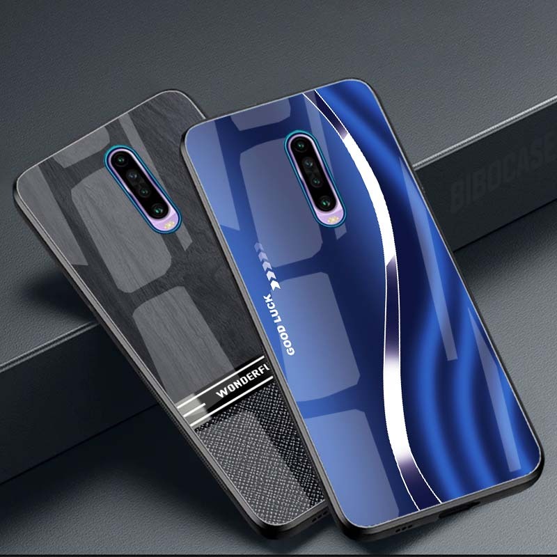 XIAOMI REDMI K30, K30 PRO Case กระจกคุณภาพสูงด้านหลัง, กันกระแทก, ใหม่เอี่ยม