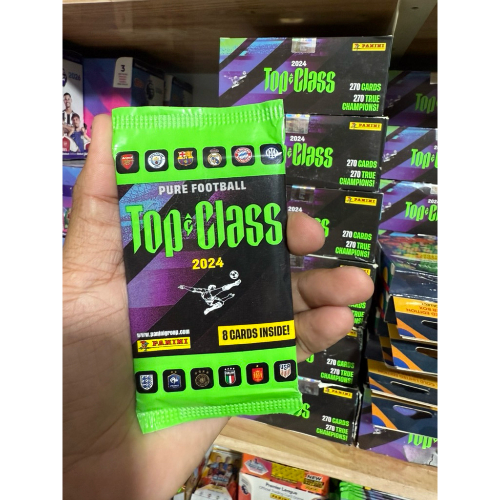 [ แพ็คขายปลีก ] Panini Top Class 2024 Panini Top Class Card Pack (8 ใบ)