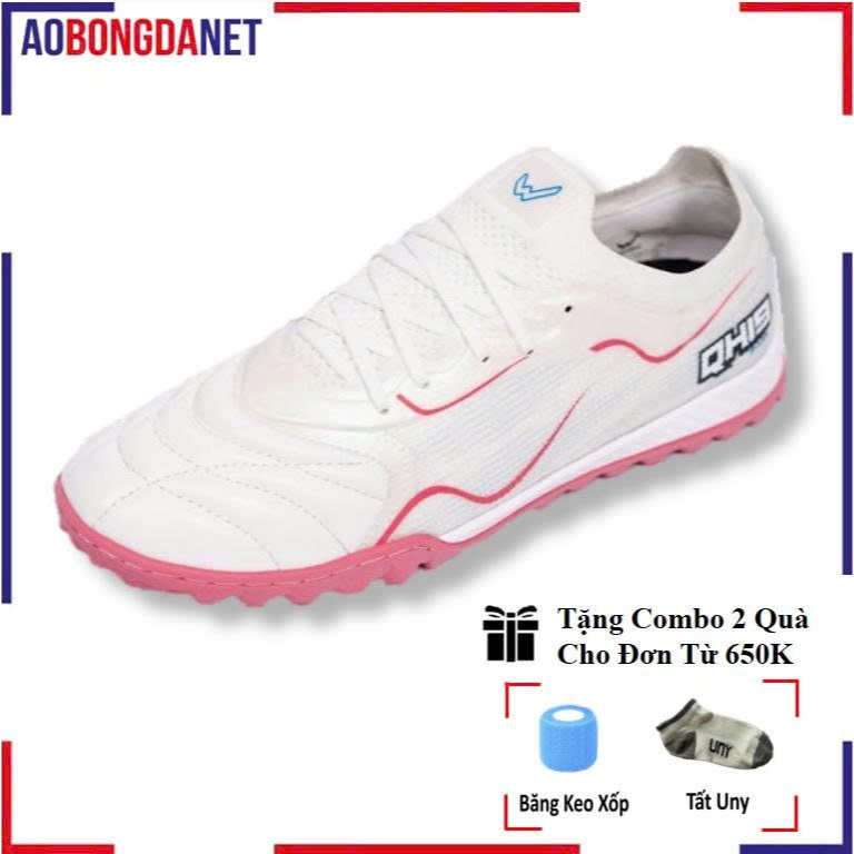 รองเท้าฟุตบอล Wika QH19 Z-VOL, รองเท้า Wika Quang Hai ทําจากไมโครไฟเบอร์และกันกระแทก TPU EVA