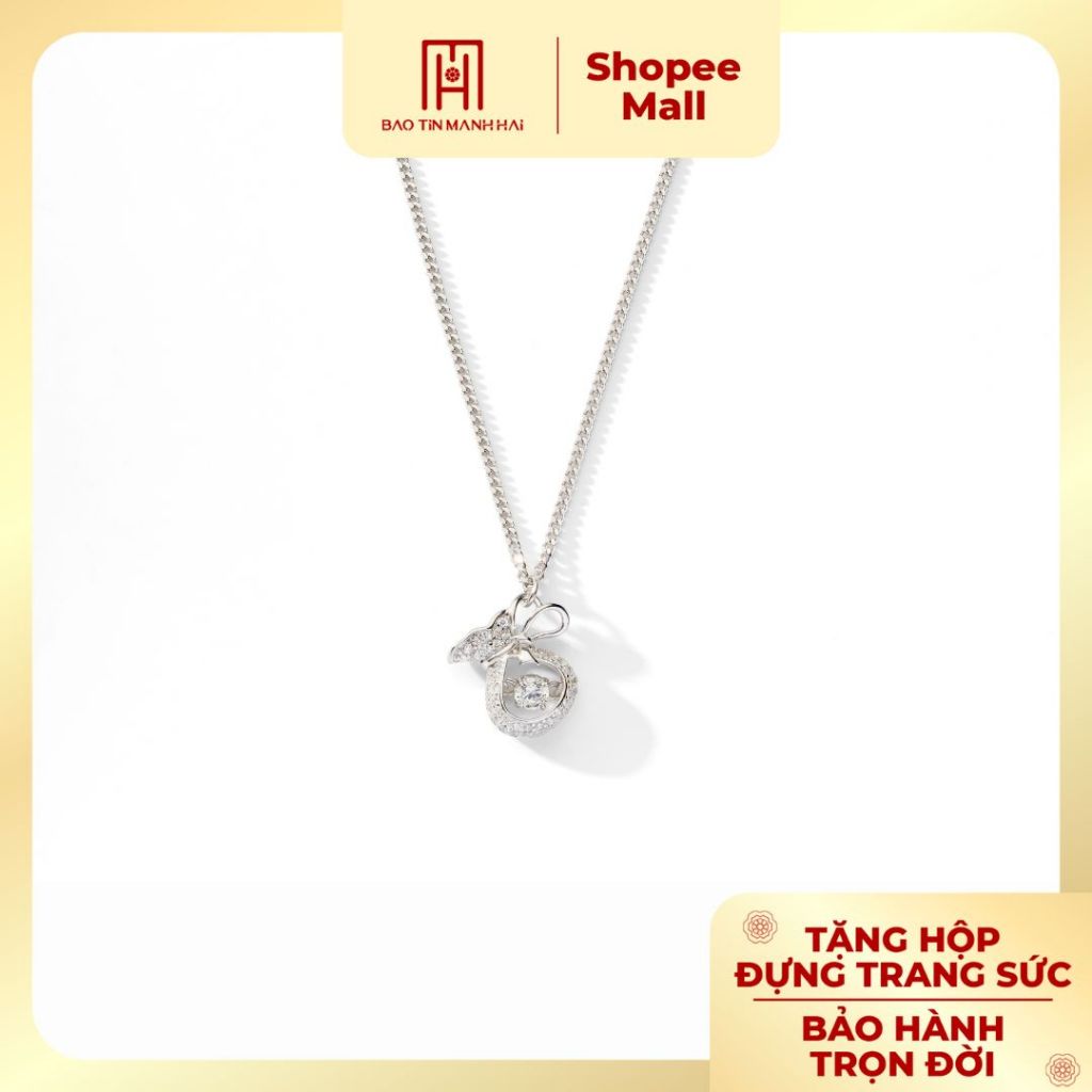 Bao Tin Manh Hai สร้อยคอเงิน 925 ดีไซน์ถุงเงิน BCD2B92CZH-504012