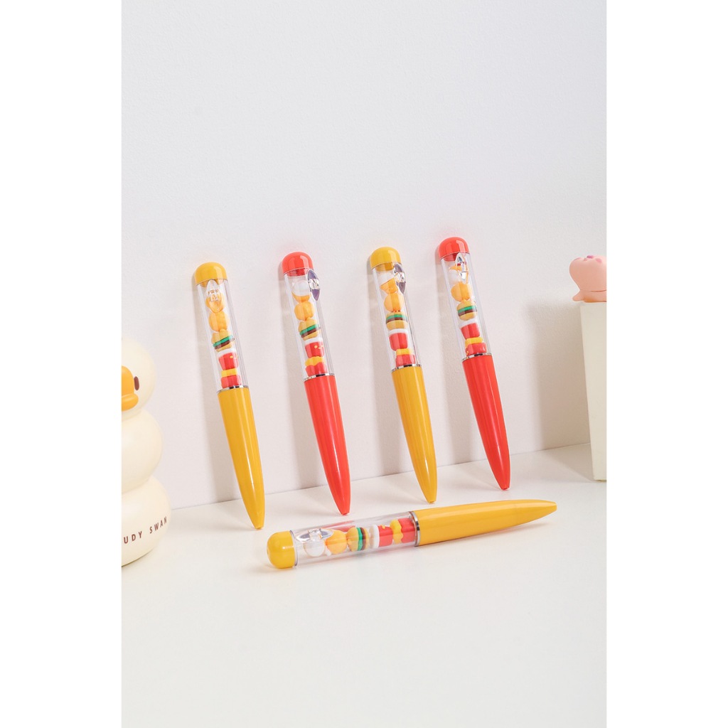 BLUE INK GEL PEN, DIY FAST FOOD PEN, CUTE PATTERN WRITING PEN
