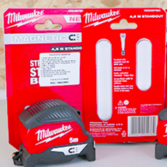 ตลับเมตร Milwaukee 5 ม. 4932498768รุ่นอัพเกรด มีแม่เหล็ก เหล็กกันหัก ดึงลื่นปล่อย - รูปที่ 2