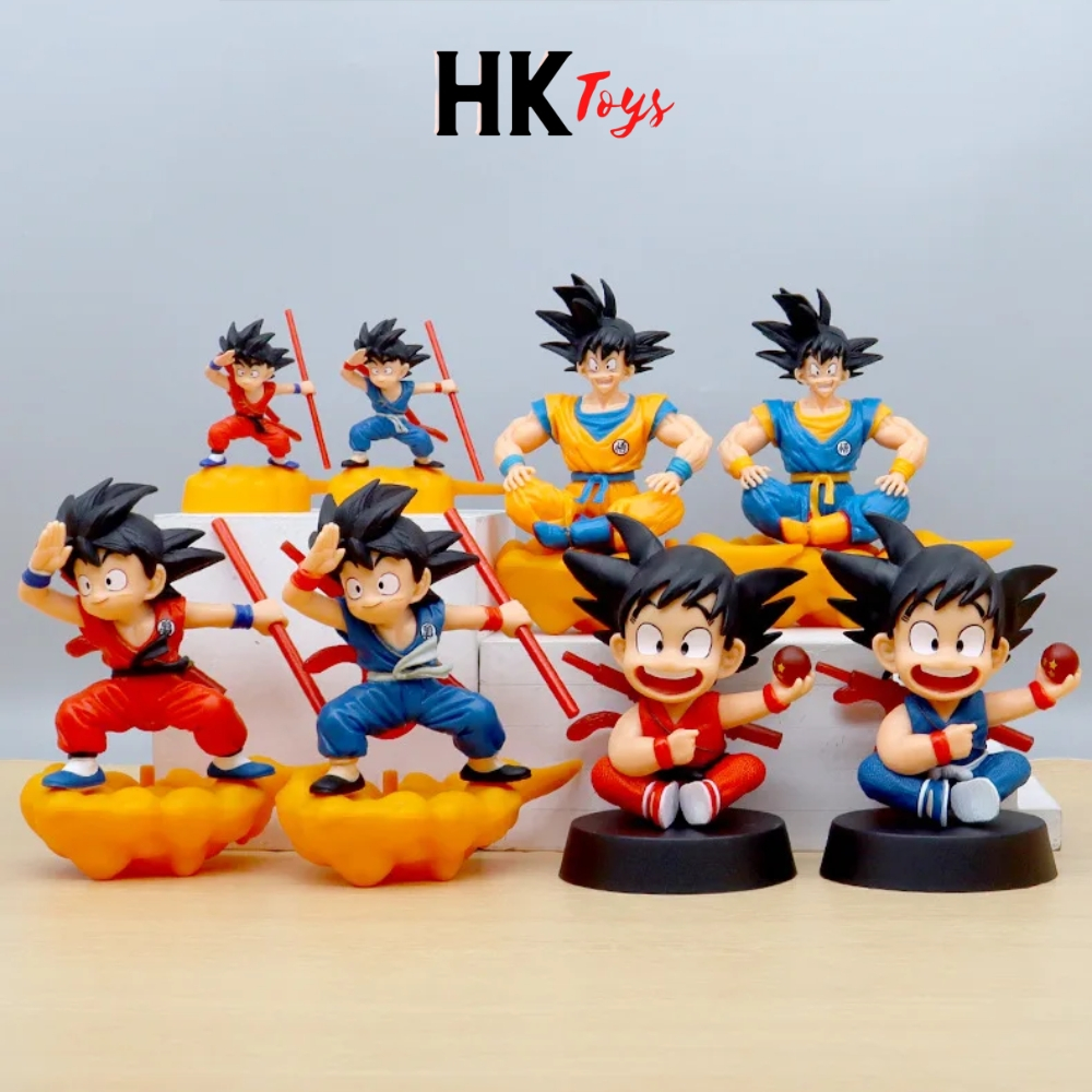 Dragon Ball Songoku นั่งใน Clouds รุ่น - สูง 7-14cm - น้ําหนัก 200g - ฟิกเกอร์ DragonBall - ไม่มีกล่