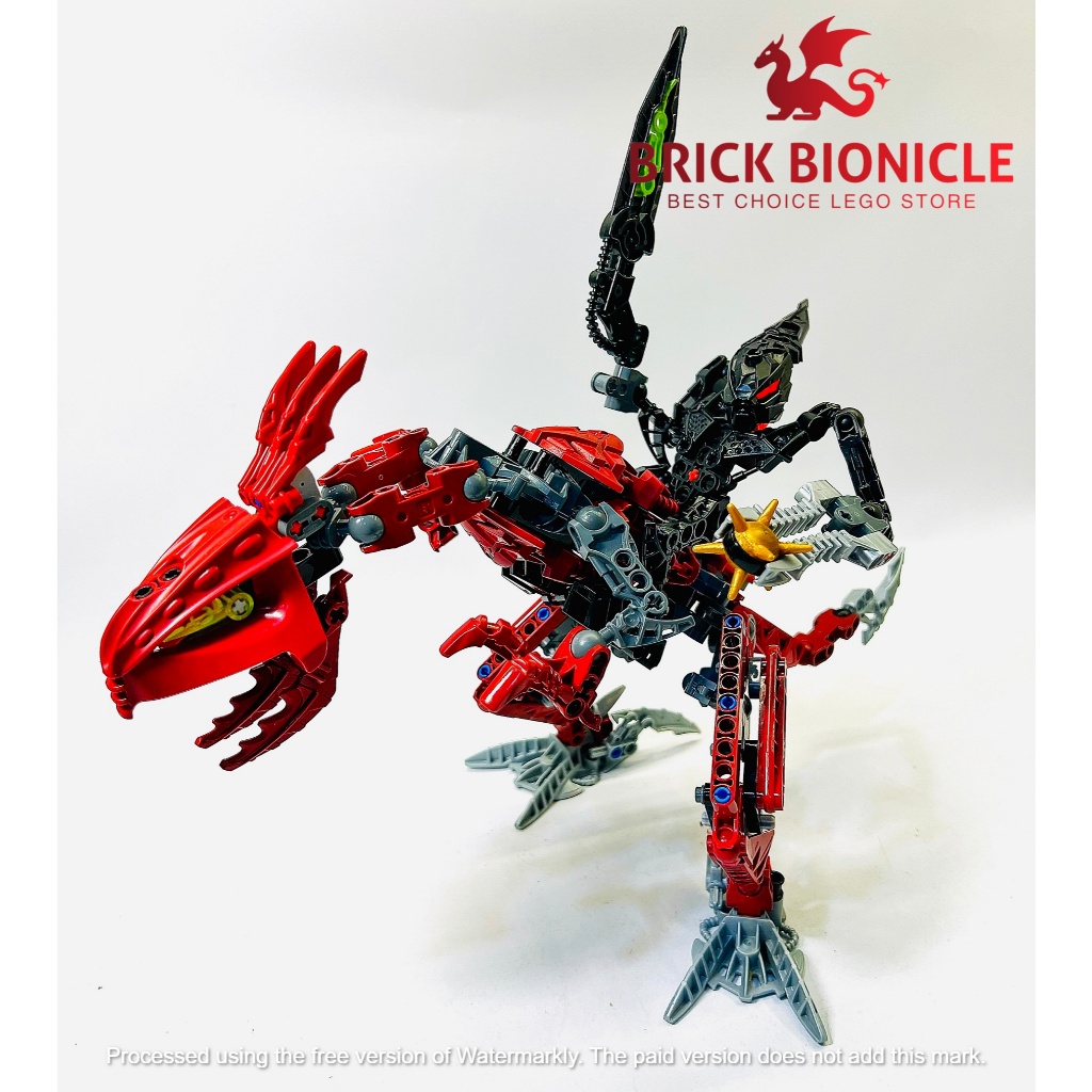 LEGO BIONICLE AUTHENTIC - BIONICLE ASSEMBLY TOY - 8990 Fero and Skirmix ไม่มีกล่อง