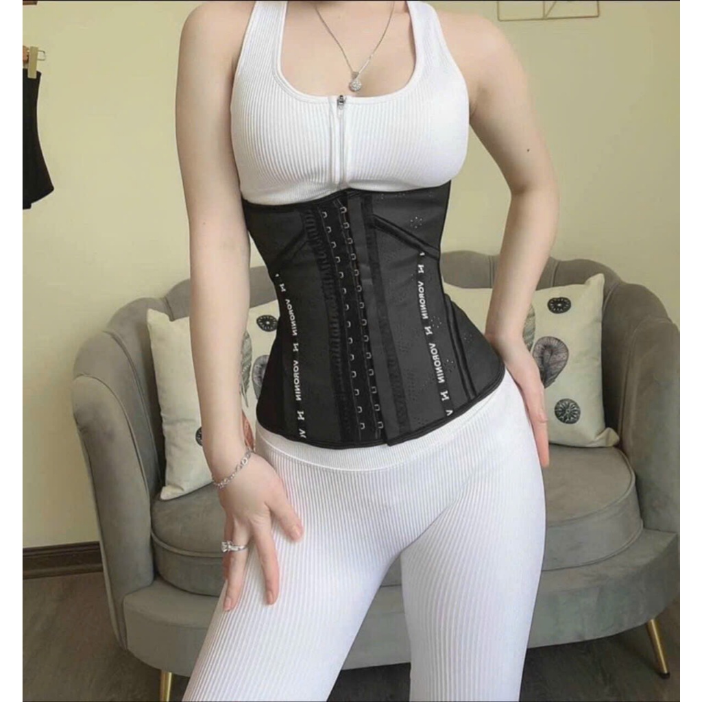 [ฟรีแถบเชื่อมต่อ] เข็มขัดยางลาเท็กซ์ Voronin HEAT TRANSFORMATION พรีเมี่ยม ครอบคลุมไขมันหลัง 19 กระด