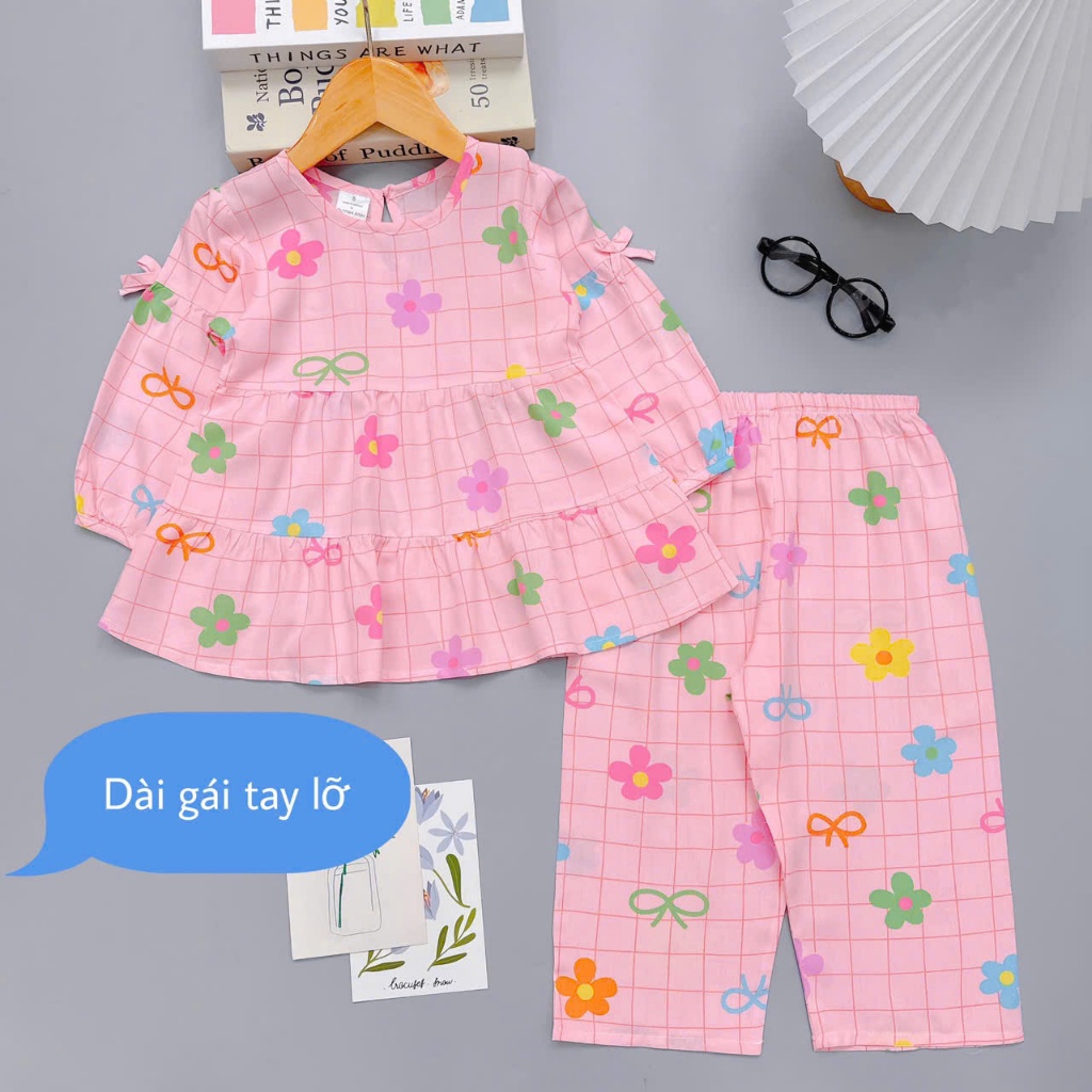 ชุดลินินแขนยาวเด็กผู้หญิง, ชุดกางเกงลินินแขนยาวสําหรับเด็กผู้หญิงร้านกระต่ายเด็กทารก