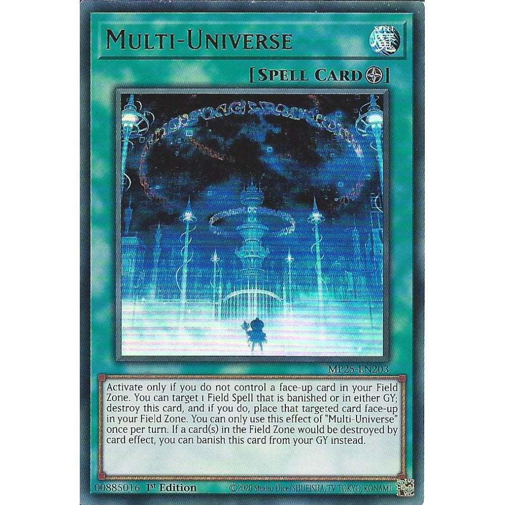 [KW2 Yugioh]* [EN-UK] การ์ด MP25-EN203 Multi-Universe : Ultra Rare Card : 1st Edition