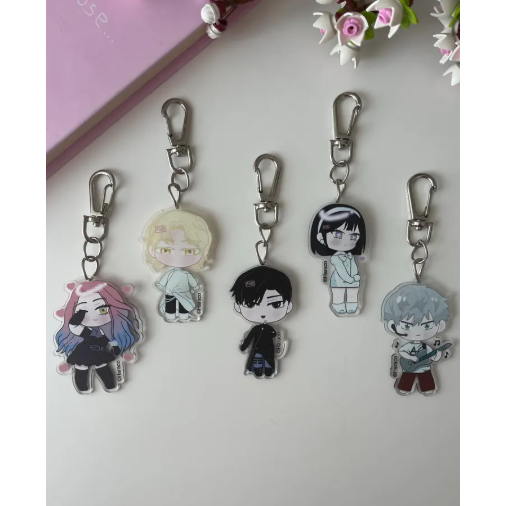 Alien Stage Anime Chibi พวงกุญแจอะคริลิค: Otaku Bag Charm