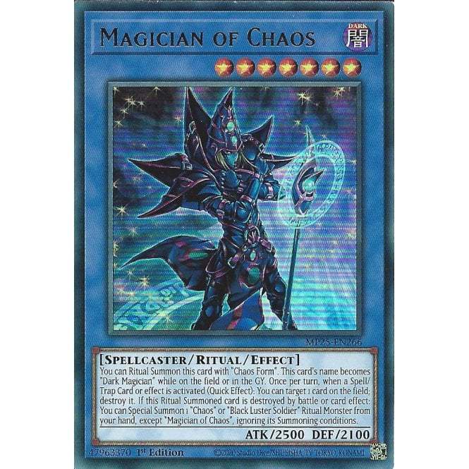 [KW2 Yugioh] [EN-UK] การ์ด MP25-EN266 Magician of Chaos : การ์ดหายากมาก : รุ่นที่ 1