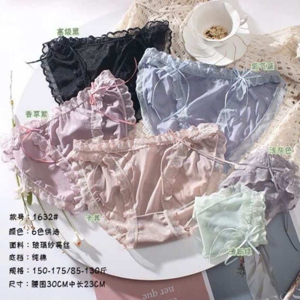 ชุดชุดชั้นในผู้หญิง SEXY LACE 10 ชิ้นพร้อม COOL HIGH HIXS R98