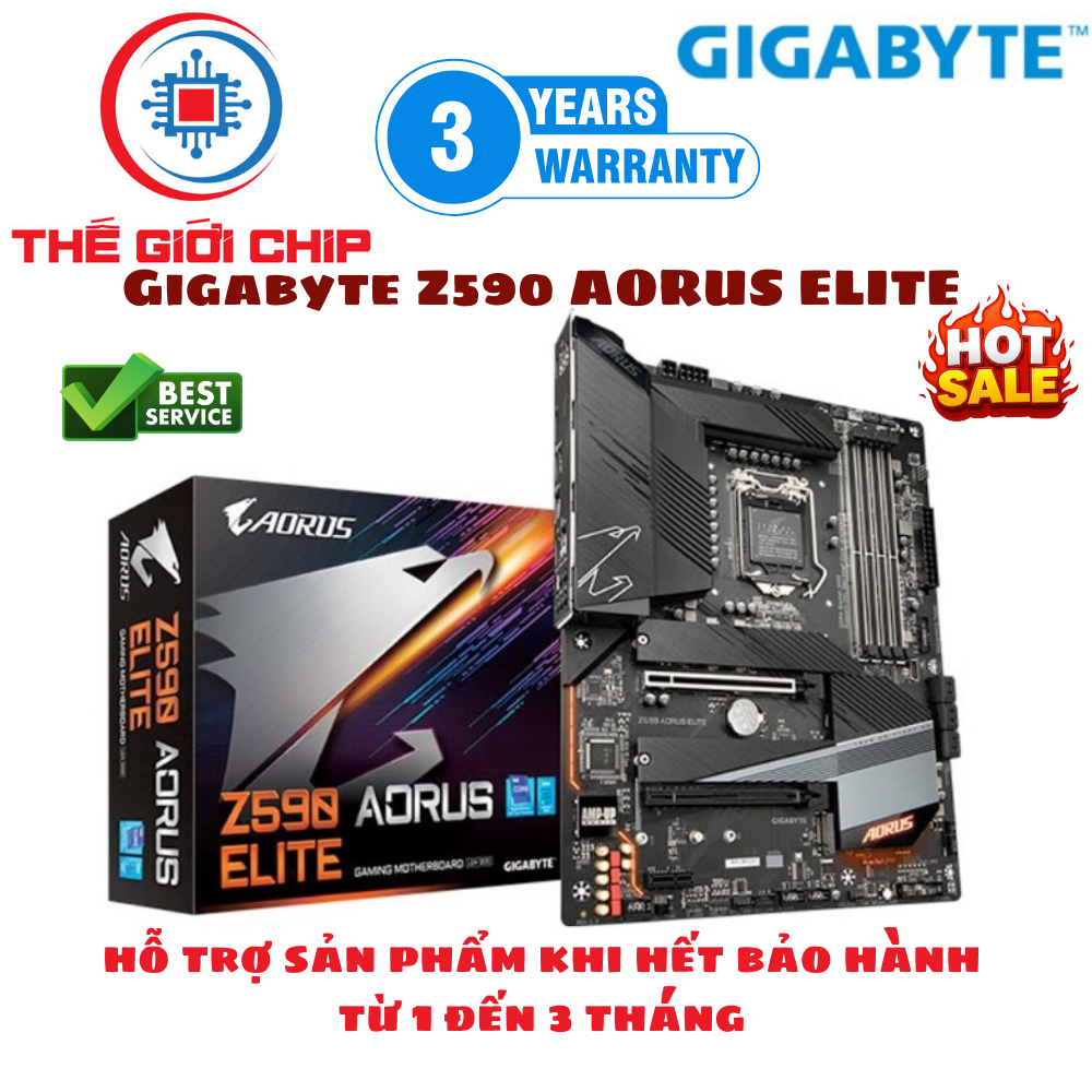 Mainboar (บอร์ดหลัก) GIGABYTE Z590 AORUS ELITE