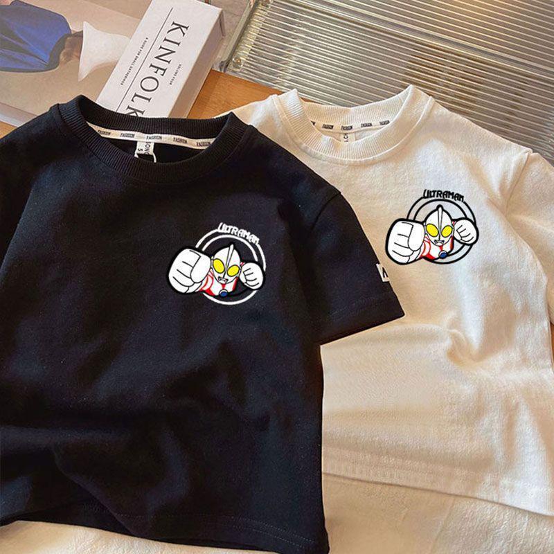 เสื้อยืดเด็กหลากหลายสีและขนาดสําหรับเด็กทารกยุค 80-150 skini kids - คอตตอน 4 ทางเนื้อนุ่ม APB108