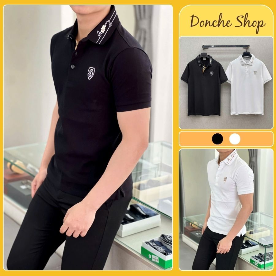 เสื้อโปโล bx คอปกลายสก๊อตและปักลายหน้าอก - เสื้อโปโลผู้ชายและผู้หญิง bx ทําจากผ้าฝ้ายเย็น 678667