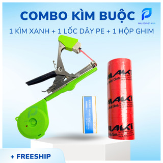 Bộ dụng cụ buộc cành tự động, bộ kìm buộc chanh dây, cà chua, dưa leo, nho