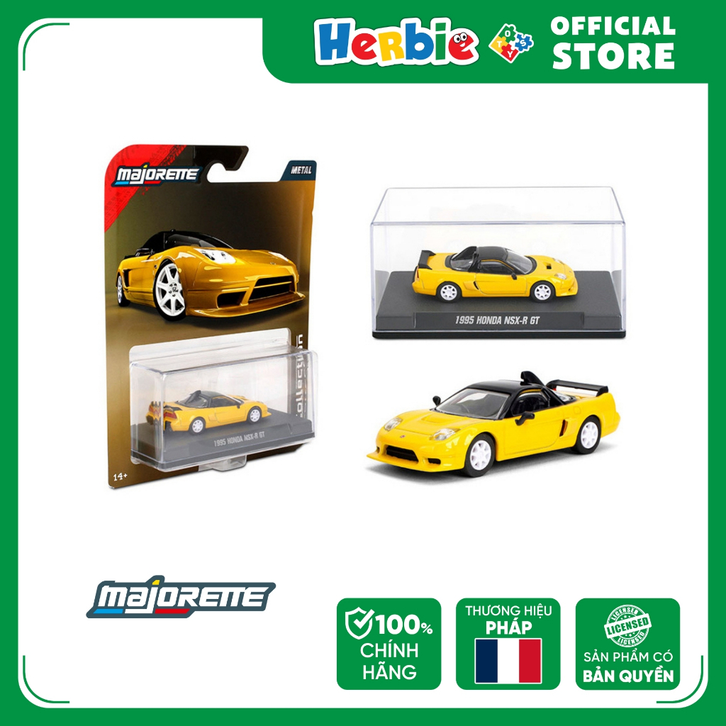 MAJORETTE Collection 1995 Honda NSX-R GT Herbie ของเล่นโมเดลรถของเล่น