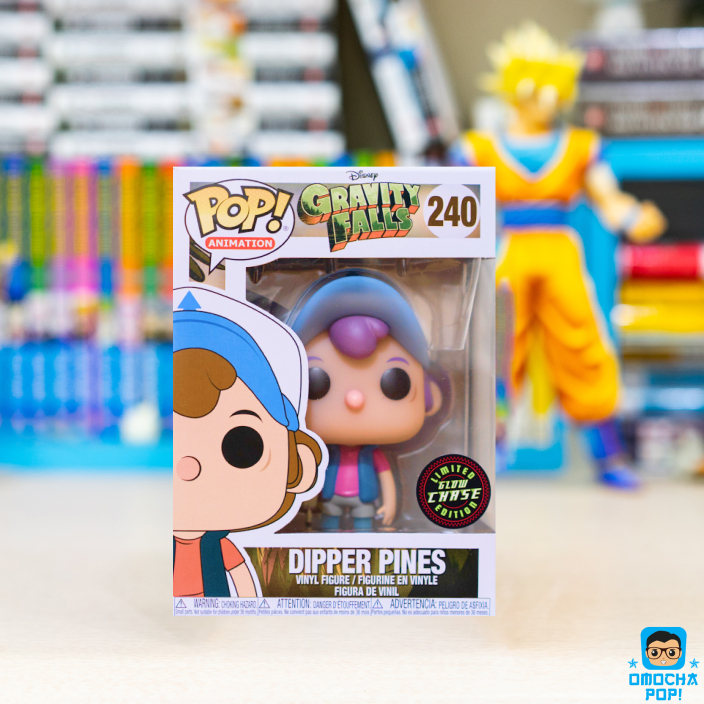 ฟิกเกอร์ Funko Pop Disney ดั้งเดิม - Gravity Falls : Dipper Pins 240 - Bane Chase Limited Edition - 
