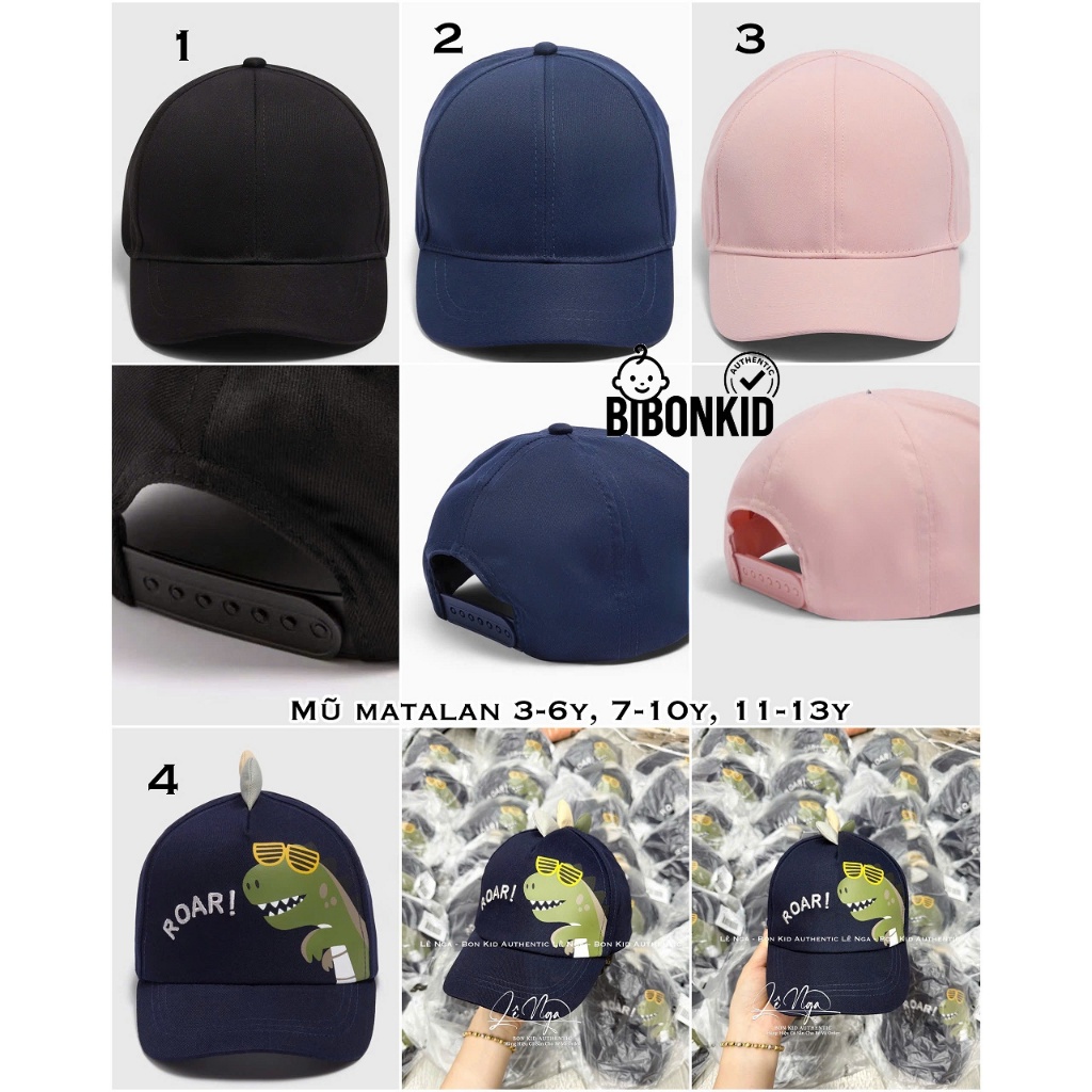[Bibonkid] หมวกล่าสัตว์ MATALAN ไซส์ 3-6y 7-10y 11-13y