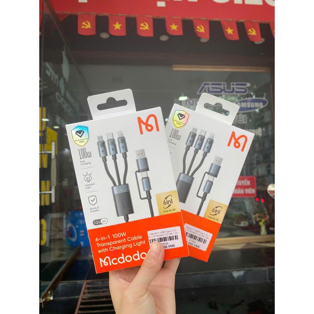 Mcdodo 6in1 100W สายชาร์จ CA-726
