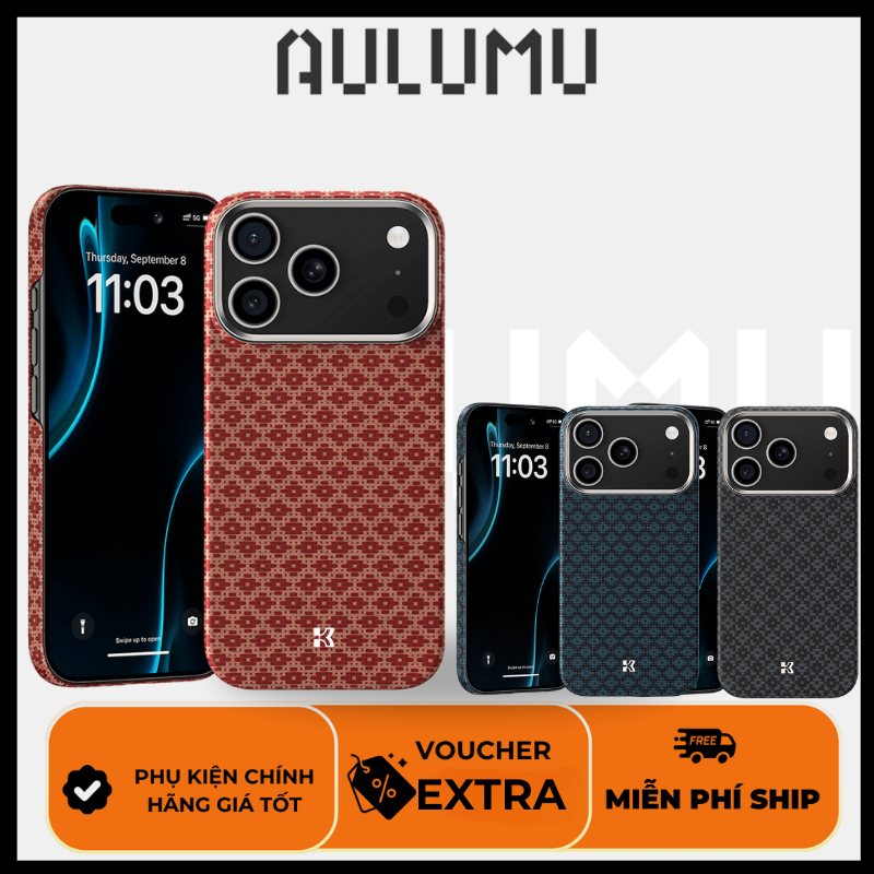 [ iP17] เคส BENKs ArmorGrid ArmorAir ในตัวพร้อมการชาร์จไร้สายแบบรวมเคฟล่าร์สําหรับ iP 17/16 Series