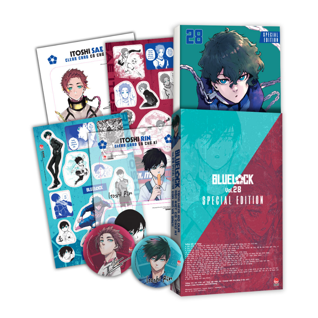 Blue Lock Story เล่ม 28 Special Edition (รวมชุดป้าย + สติ๊กเกอร์) -Tntmana
