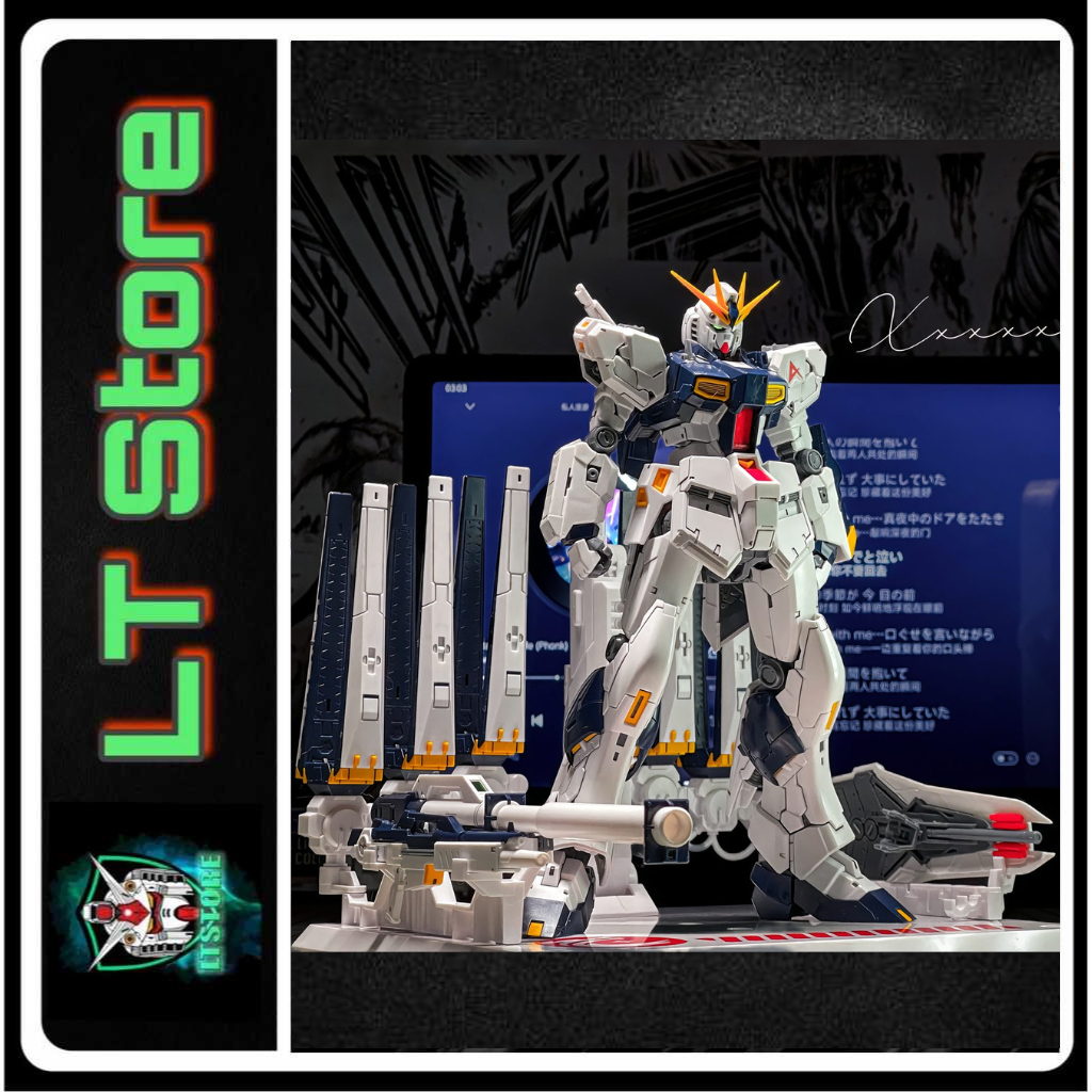 5502 RG Nu Gundam Changlong Assembly Model (พร้อมฐานและรูปลอกพิเศษ)