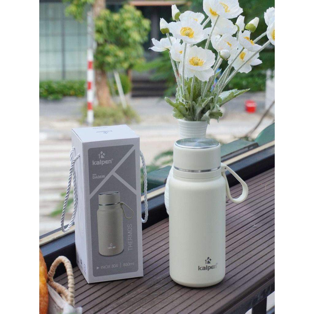 Kalpen DA06 850ml กระติกน้ําร้อนสแตนเลส