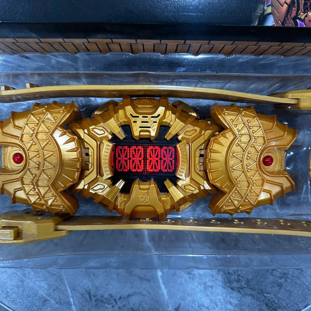 KAMEN RAIDER OHMA ZI-O GOLD BL BELT DRIVER ของเล่นพร้อมเพลงพร้อมไฟ LED