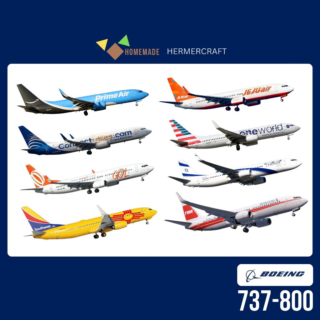 โบอิ้ง 737 เครื่องบินเพื่อการพาณิชย์ รุ่นปกแข็ง (737-800; 737-900; 737 สูงสุด 8; 737 สูงสุด 9)