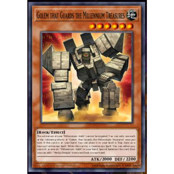 YMS - [การ์ด Yugioh] - [TCG-UK] - MP25-EN208 - Golem That Guards The Millennium Treasures - Ultra Ra